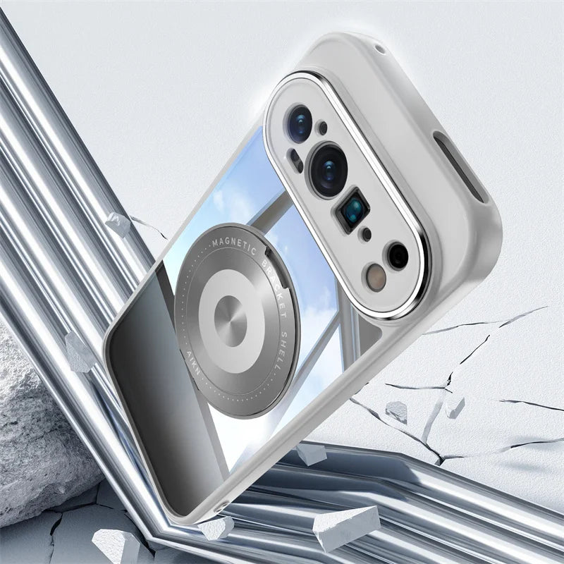 Transparent Magnetic Case & Bracket for Pixel 9