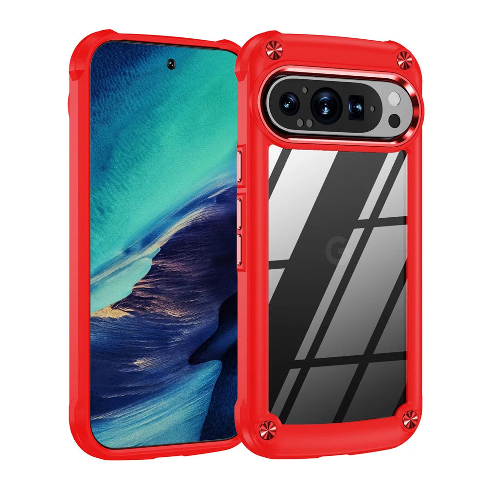 Transparent Shockproof Case For Google Pixel 9 Series - The Pixel Store