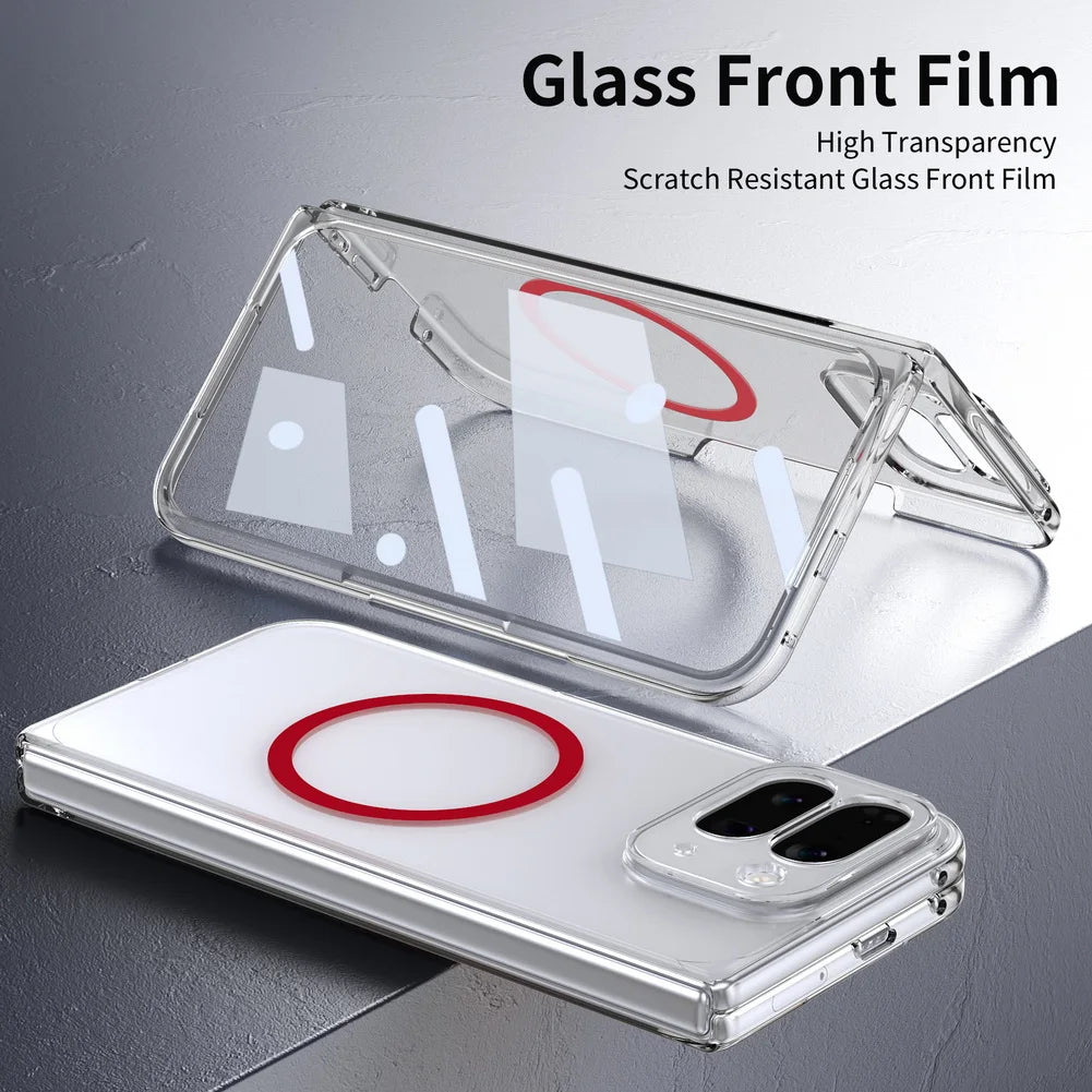 Pixel 10 Pro Fold Clear Magnetic Case - The Pixel Store