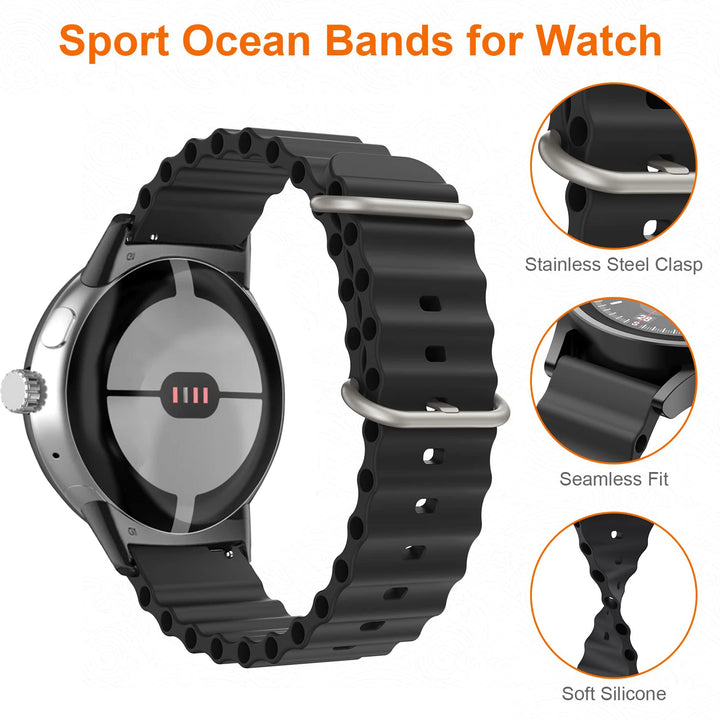Silicone Ocean Band For Google Pixel Watch Series - The Pixel Store