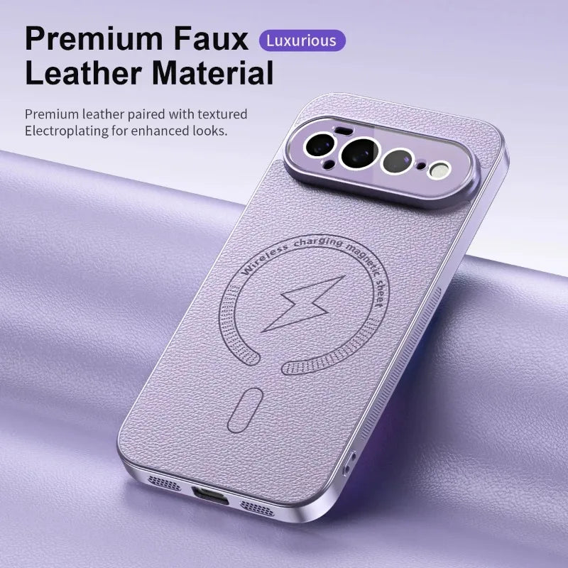 Magnetic Leather Case For Pixel Series