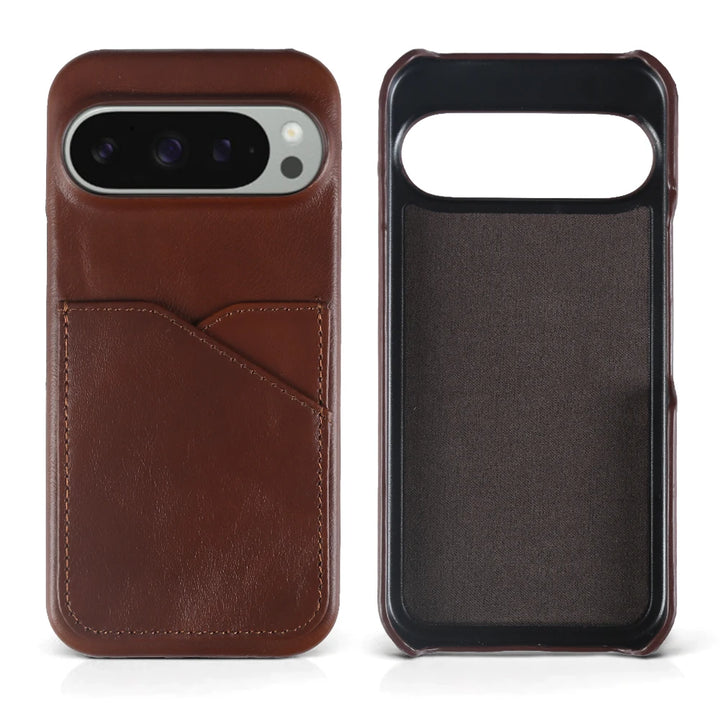 Premium Leather Card Holder Case - The Pixel Store