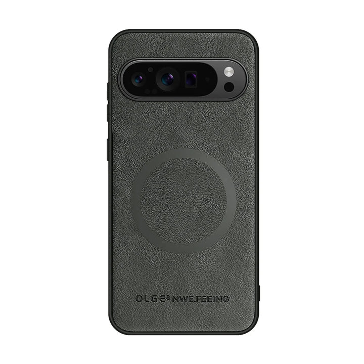 Anti-Fingerprint Leather Magnetic Case - The Pixel Store