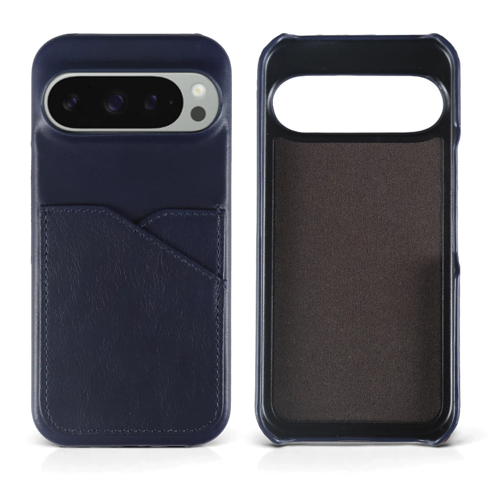 Premium Leather Card Holder Case - The Pixel Store