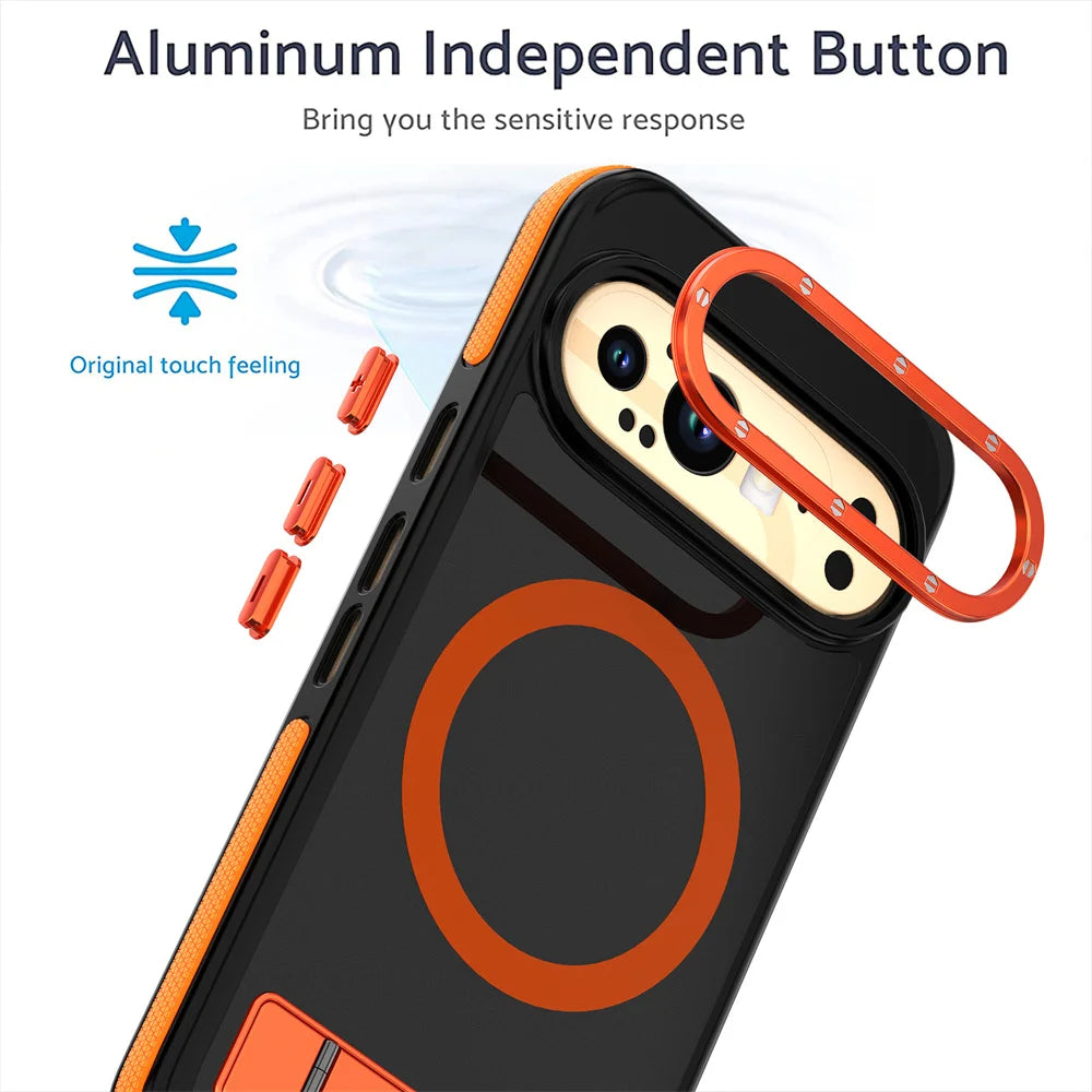 Shockproof Case with Folding Stand For Google Pixel 9 Series - The Pixel Store
