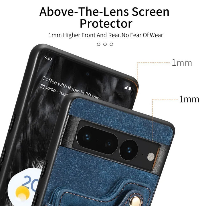 Luxury Leather Case with Stand For Google Pixel 8 Series - The Pixel Store