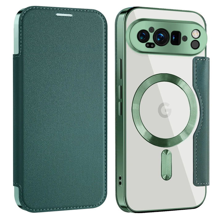 Leather Magsafe Case with Card Slot Holder For Pixel Series - The Pixel Store