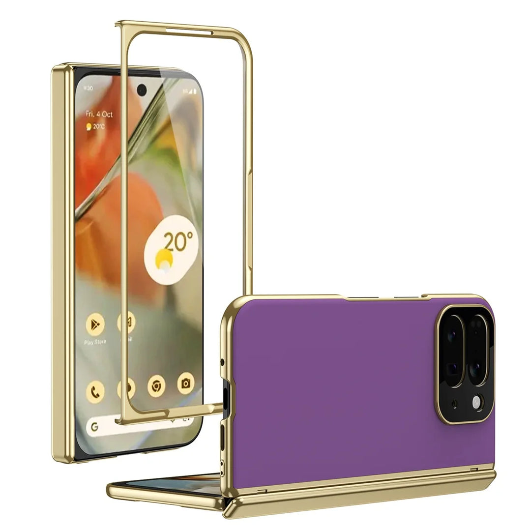Magnetic Hinge Protection Case with Tempered Glass - The Pixel Store