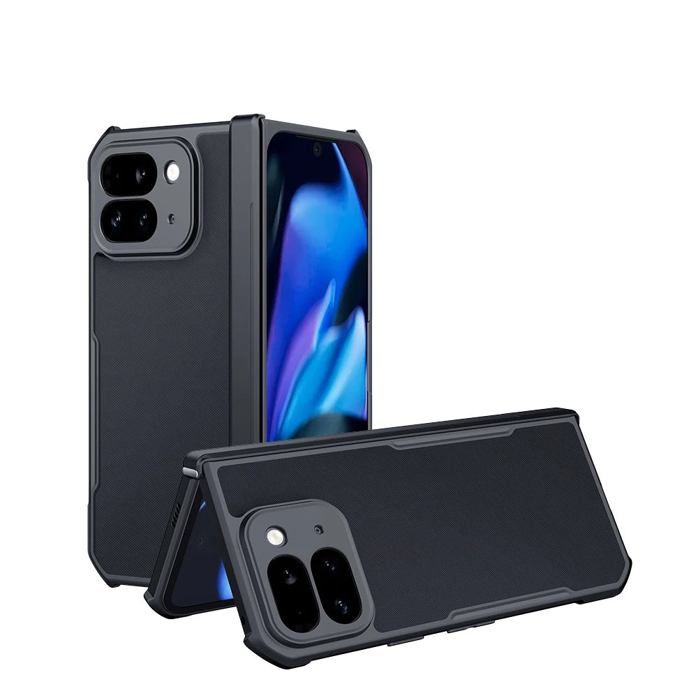 Hinge Covered Shockproof Case With Screen Protector - The Pixel Store