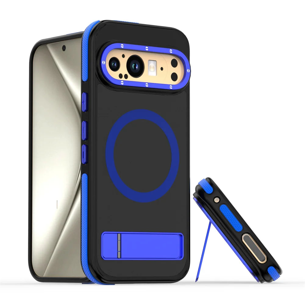 Shockproof Case with Folding Stand For Google Pixel 9 Series - The Pixel Store