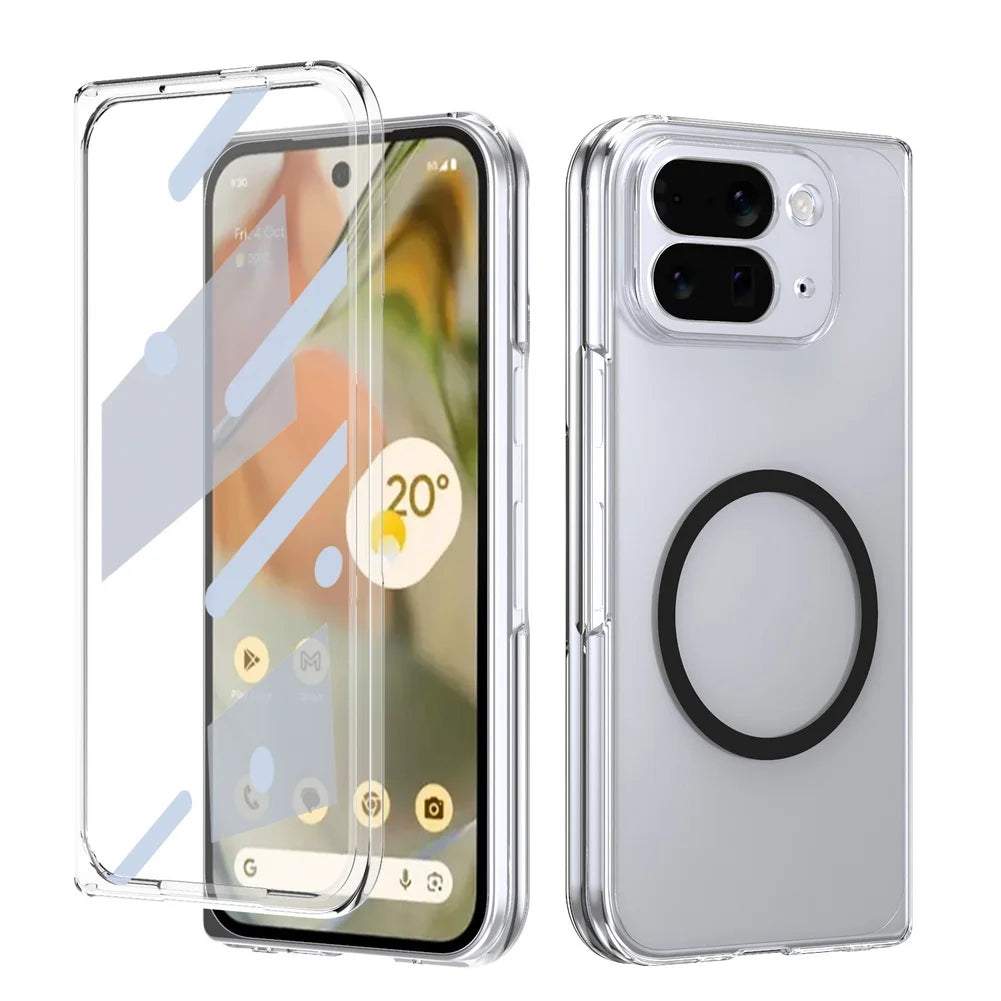 Pixel 10 Pro Fold Clear Magnetic Case - The Pixel Store