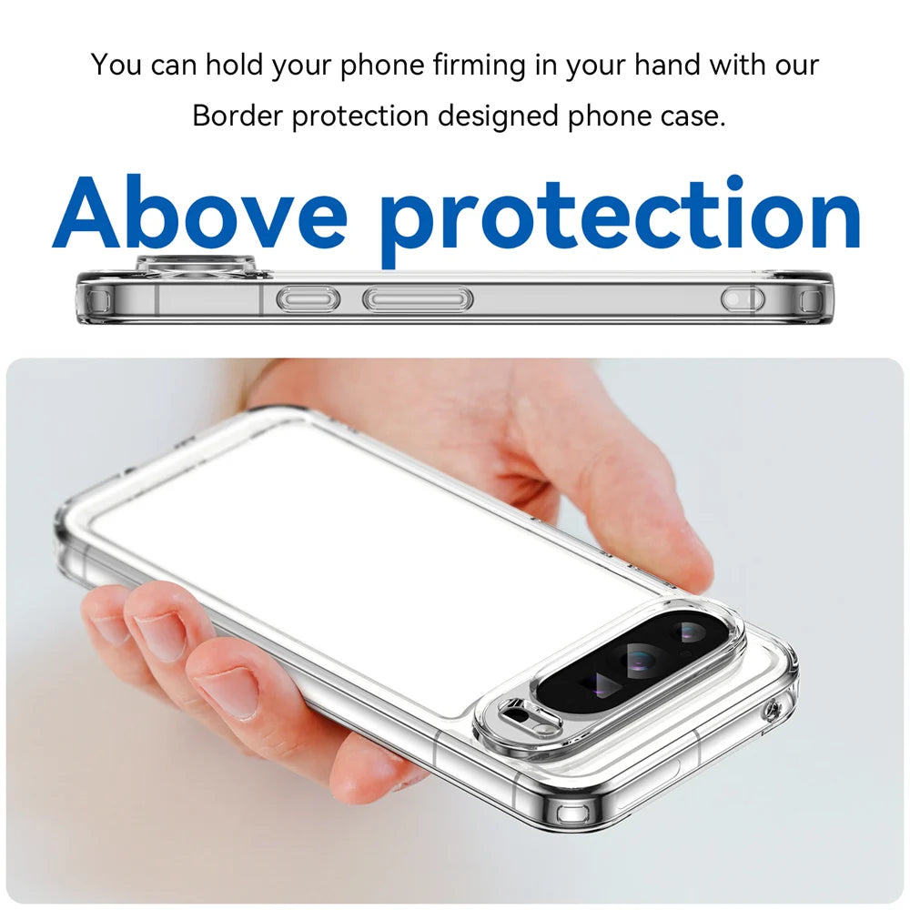 Transparent Shockproof Case for Google Pixel 9 Series - The Pixel Store