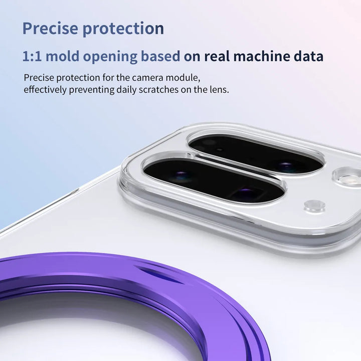 Clear Magnetic Ring Case with Kickstand - The Pixel Store