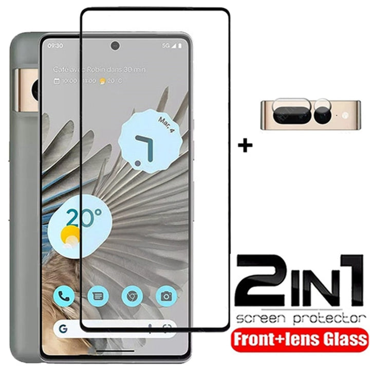 Google Pixel 7 Pro 2in1 Full Screen Protector - The Pixel Store
