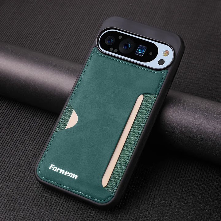 Card Slot Leather Case - The Pixel Store