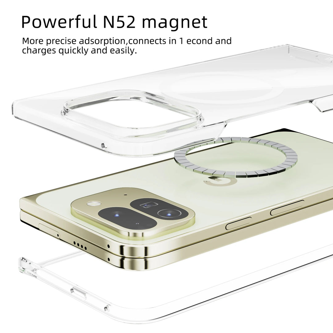 Clear Magnetic Case For Pixel 10 Pro Fold - The Pixel Store
