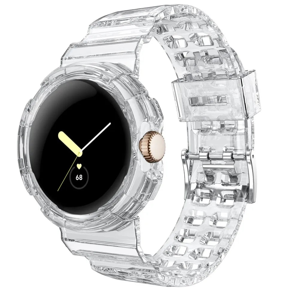 Clear Shockproof Strap Case for Pixel Watch - The Pixel Store