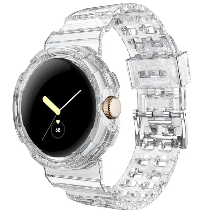 Clear Shockproof Strap Case for Pixel Watch - The Pixel Store