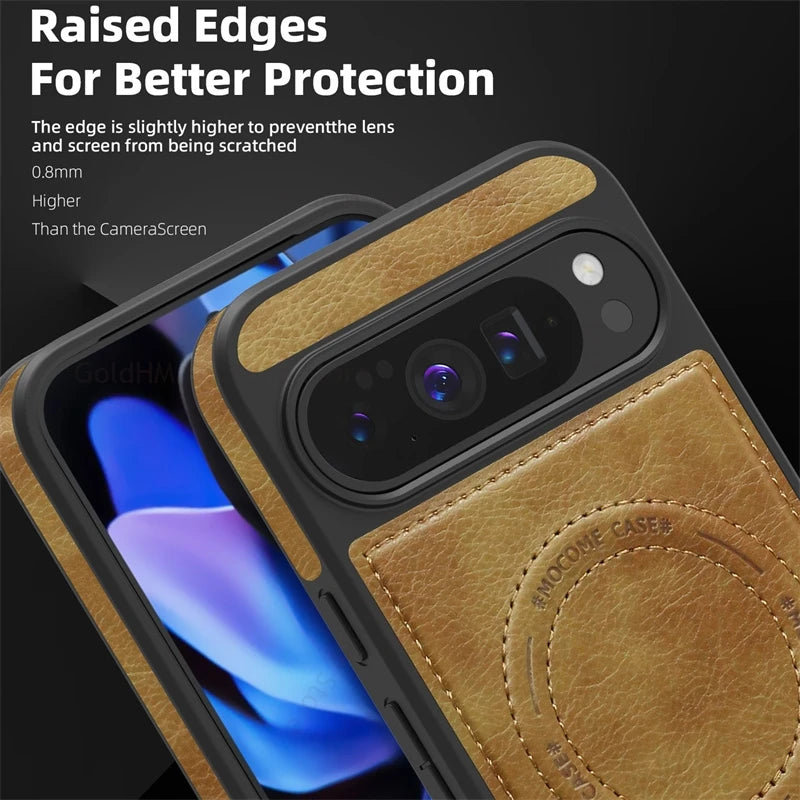 Leather Magnetic Case with Stand - The Pixel Store
