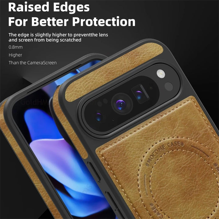 Leather Magnetic Case with Stand - The Pixel Store