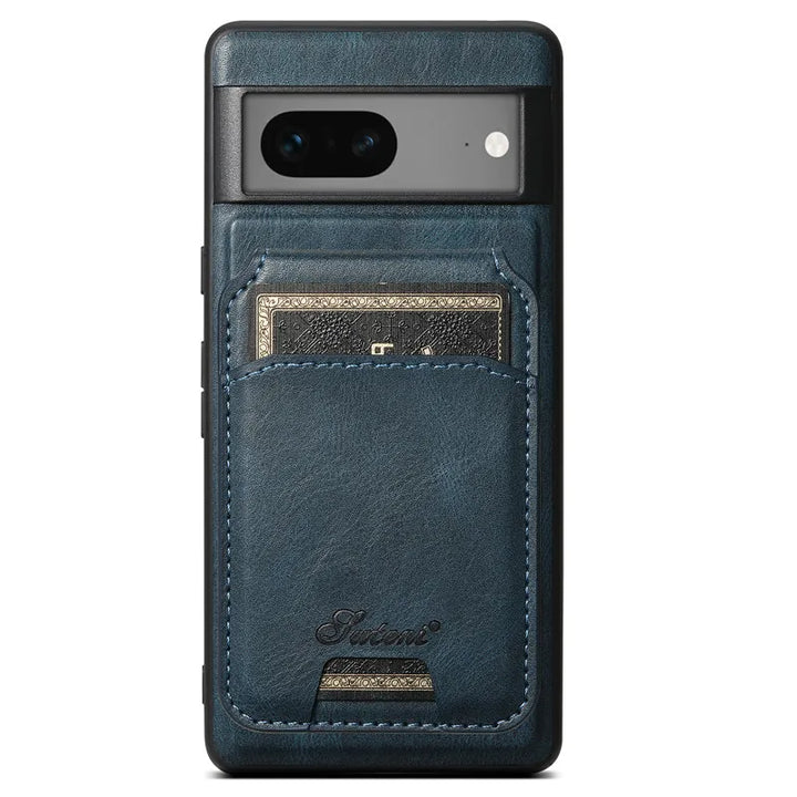 Leather Magsafe Case with Wallet For Pixel Series - The Pixel Store