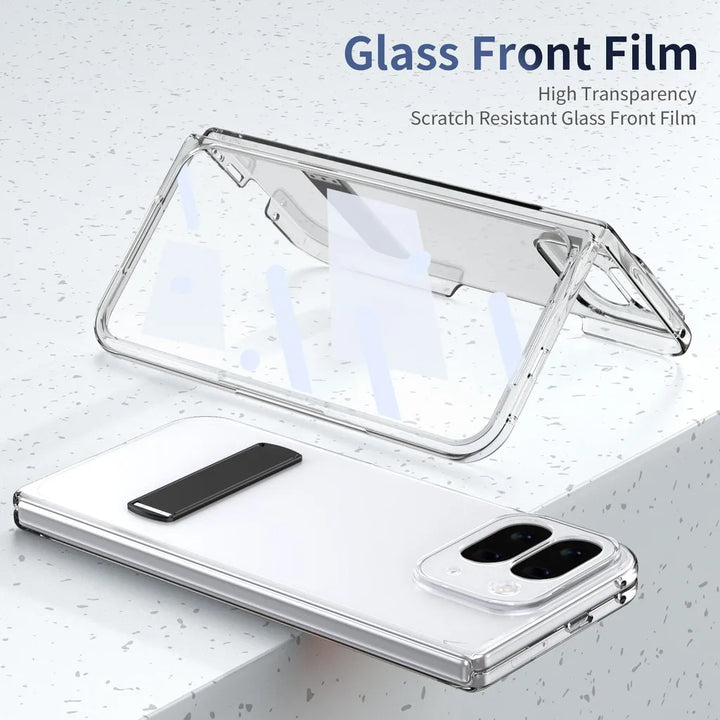 Clear Kickstand Case with Alloy Bracket - The Pixel Store