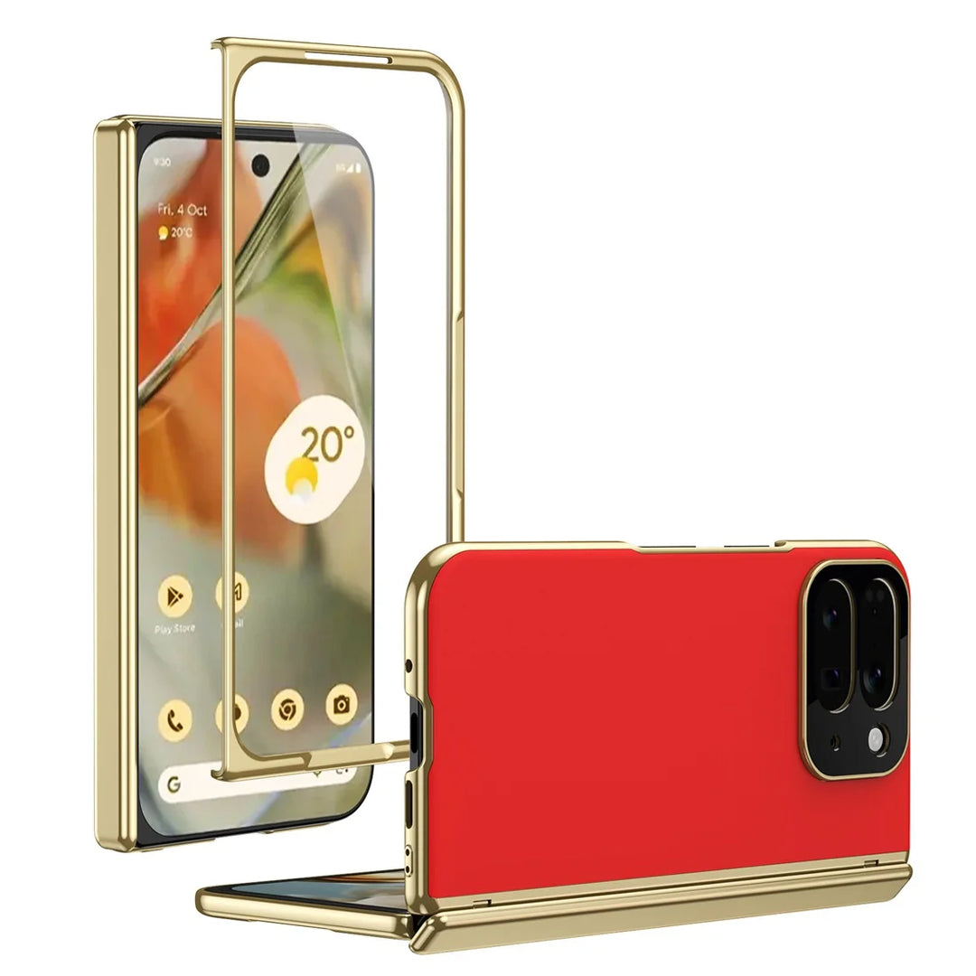 Magnetic Hinge Protection Case with Tempered Glass - The Pixel Store