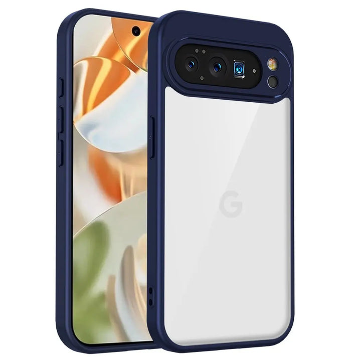 Clear Hybrid Case with Shockproof Bumper - The Pixel Store