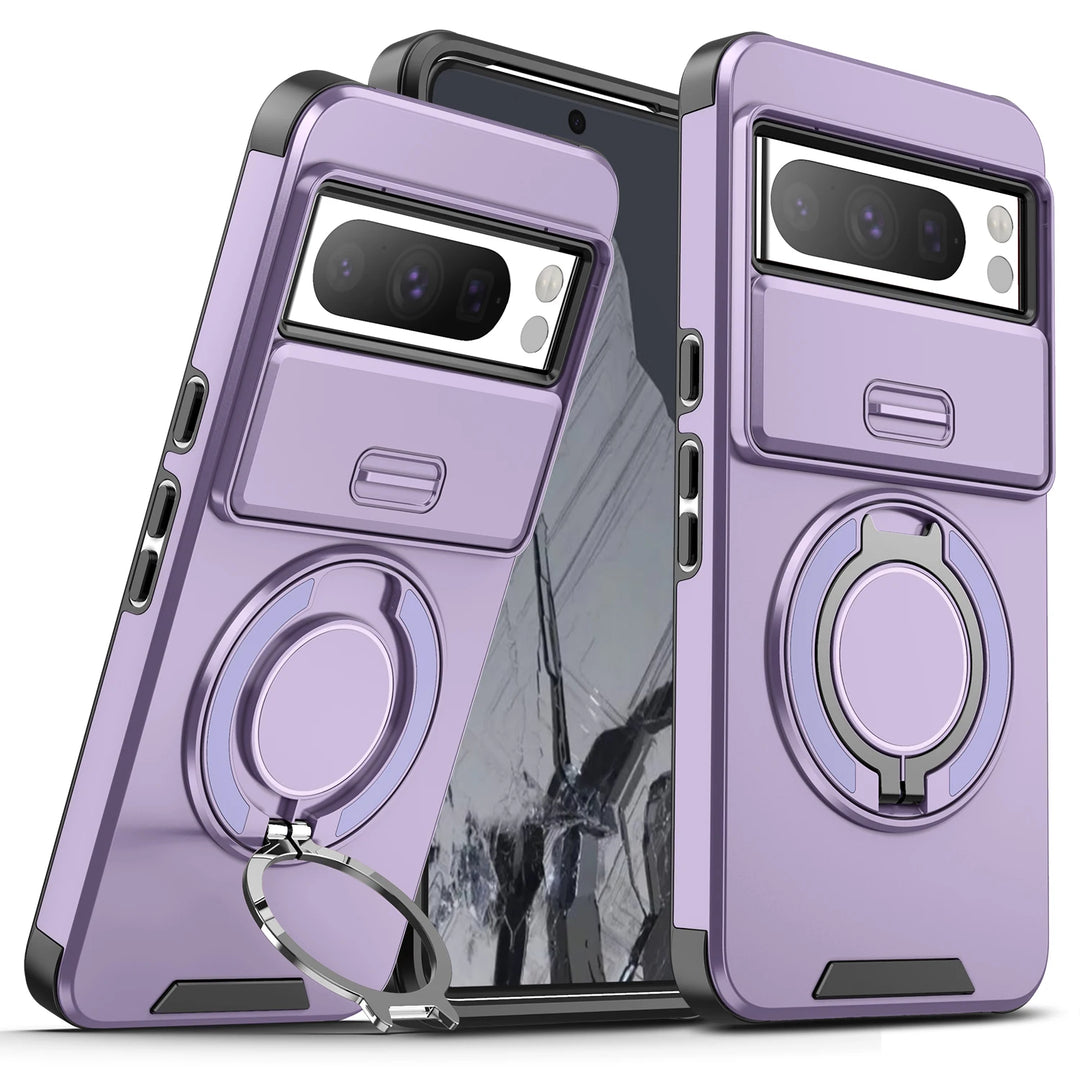 Magnetic Armor Case with Kickstand - The Pixel Store