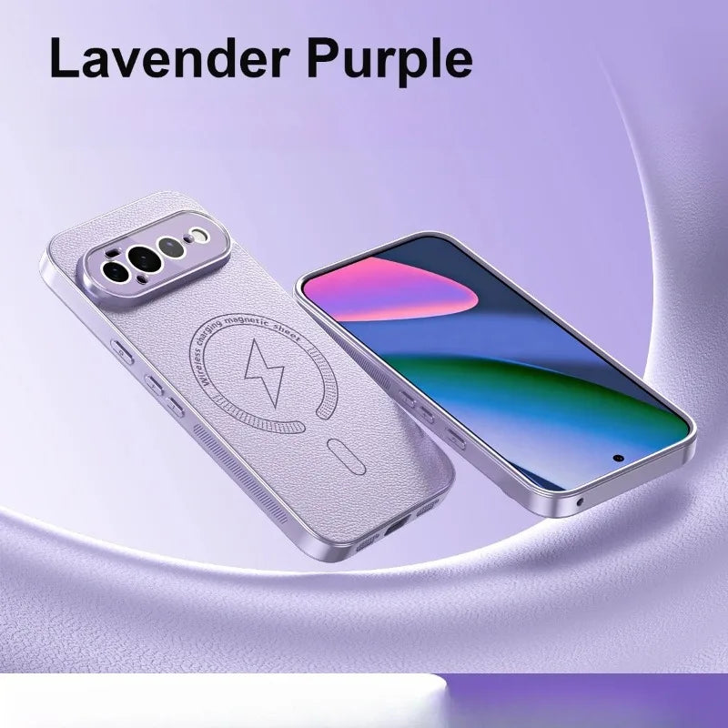 Magnetic Leather Case For Pixel Series
