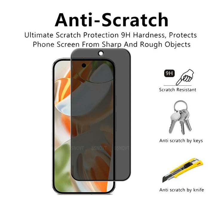 Privacy Tempered Glass + Camera Lens Protector - The Pixel Store