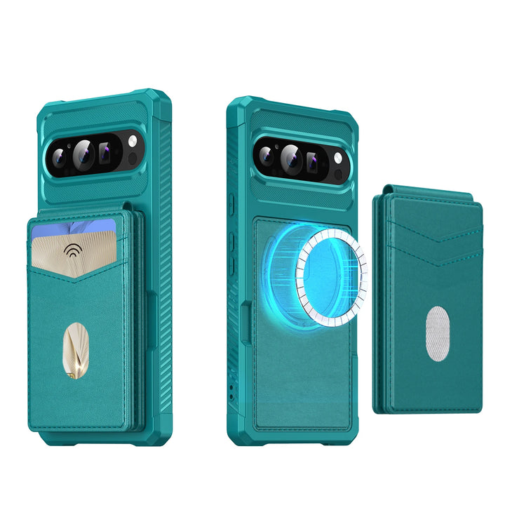 2 in 1 Magnetic Leather Case Detachable Card Holder