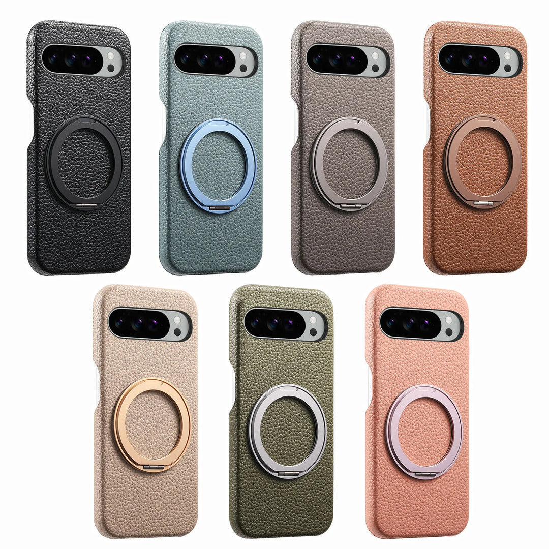 Leather MagSafe Ring Case For Pixel Series