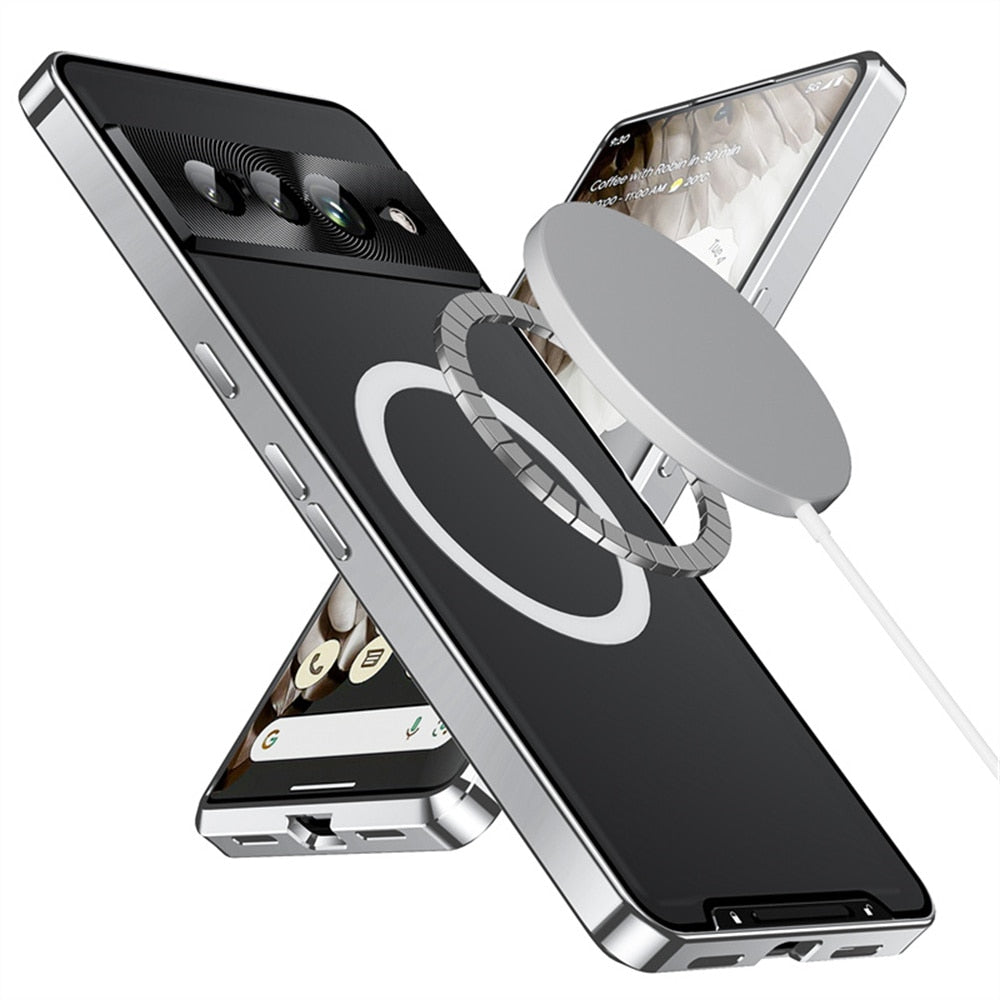 MagSafe Shockproof Metal Armor Case For Google Pixel 7 Pro - The Pixel Store