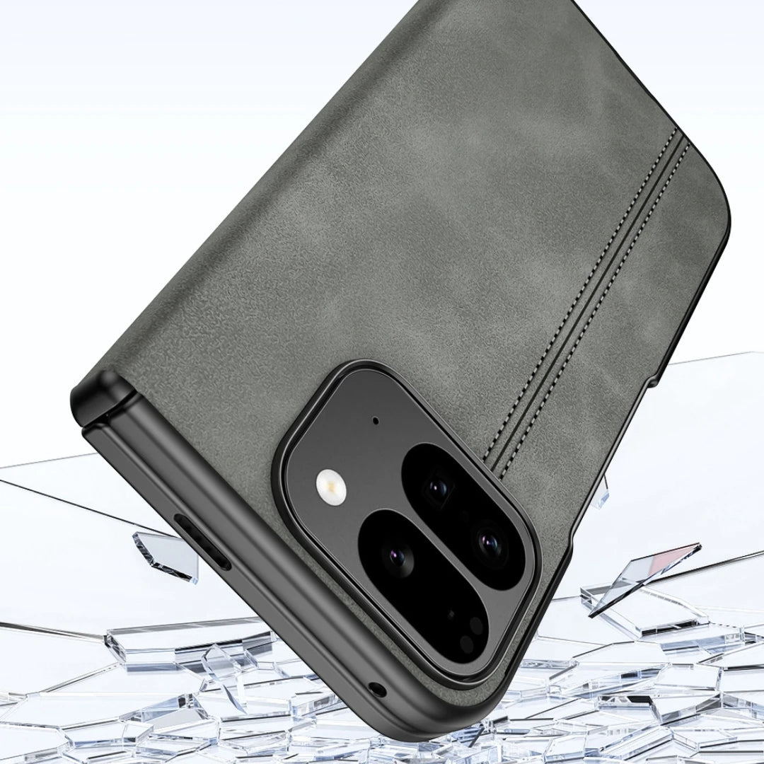 Full Protection Leather Case For Google Pixel 9 Pro Fold - The Pixel Store