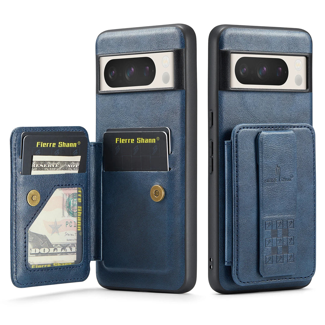 Premium Google Pixel 8A Leather Wallet Case - The Pixel Store