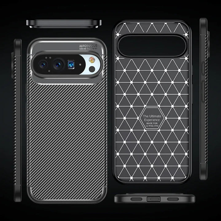 Carbon Fiber Texture Protective Case - The Pixel Store