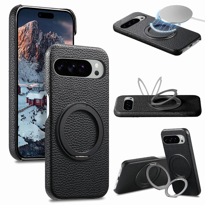 Leather MagSafe Ring Case For Pixel Series