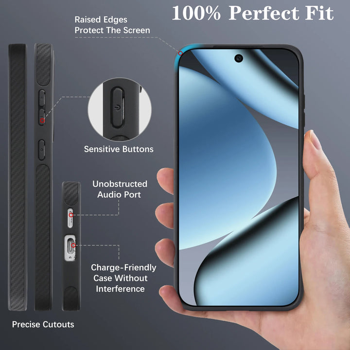 Ultra Thin Carbon Fiber Leather Case For Pixel - The Pixel Store