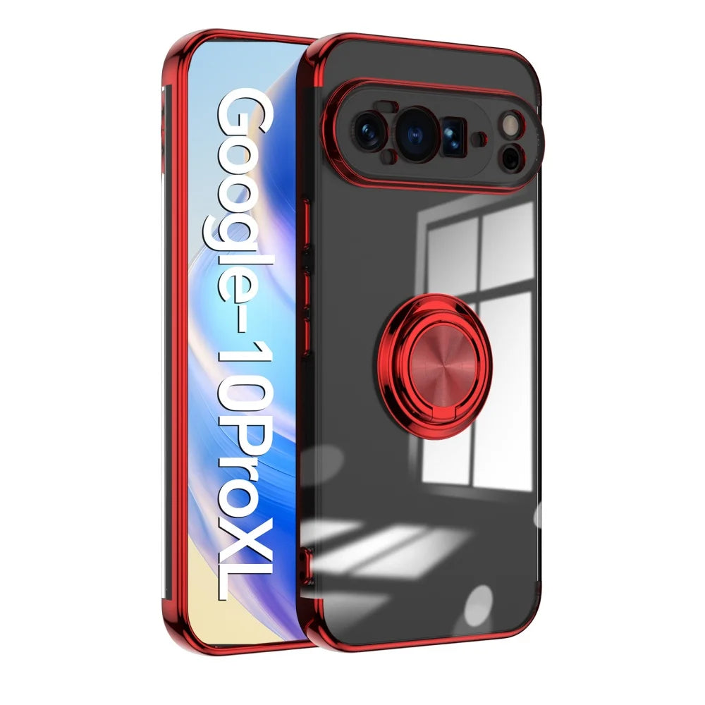 Luxury Magnetic Ring Case with Stand - The Pixel Store