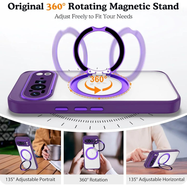 360°Magnetic Ring Stand Case - The Pixel Store