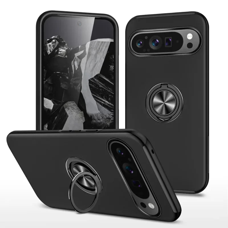 Magnetic Ring Stand Shockproof Case - The Pixel Store