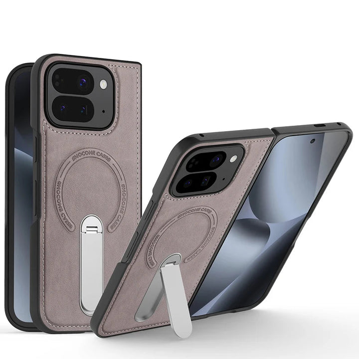 Magnetic Leather Case with Stand For Pixel Fold - The Pixel Store