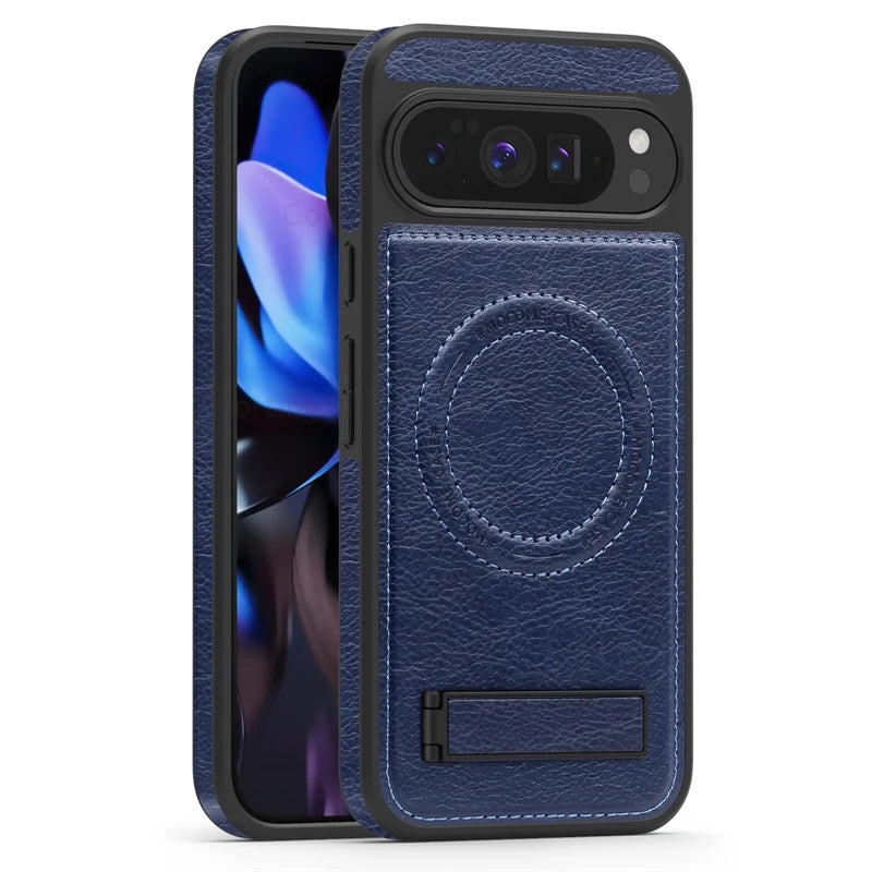 Leather Magnetic Case with Stand - The Pixel Store