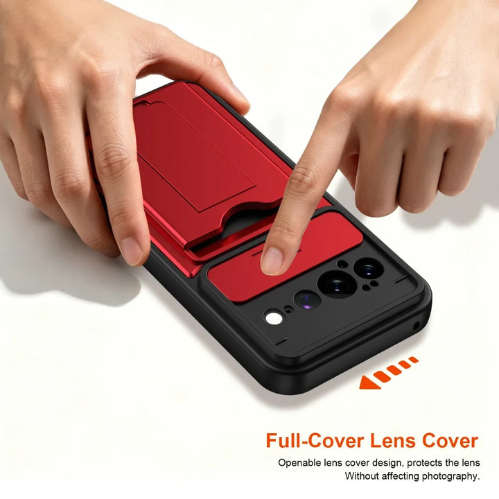 Armor Wallet Stand Case For Pixel Series