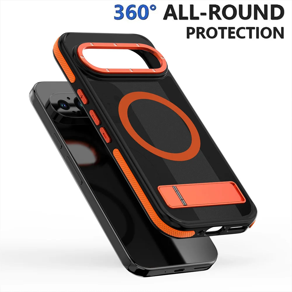 Shockproof Case with Folding Stand For Google Pixel 9 Series - The Pixel Store