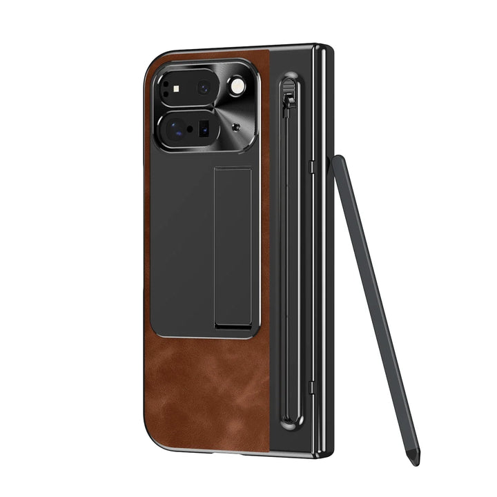 Leather Case With Pen For Pixel 10 Pro Fold - The Pixel Store