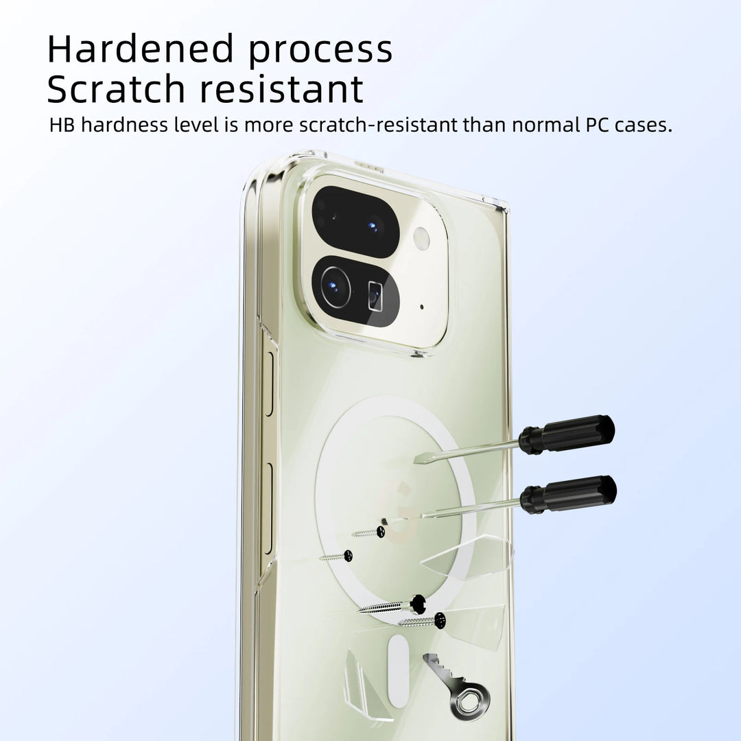 Clear Magnetic Case For Pixel 10 Pro Fold - The Pixel Store