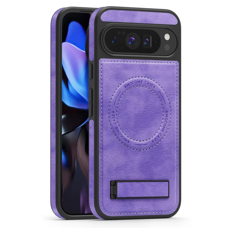Leather Magnetic Case with Stand - The Pixel Store
