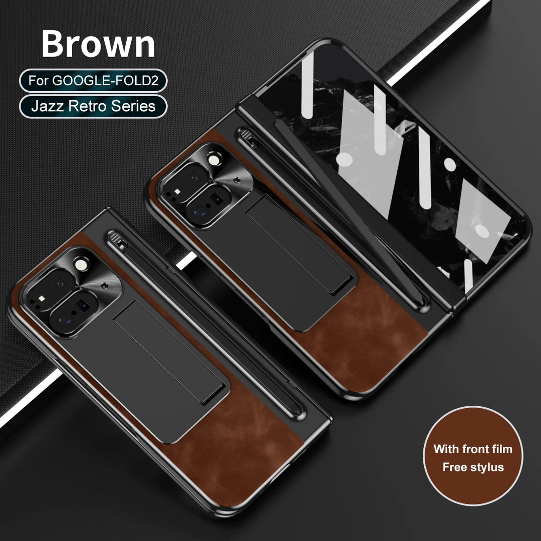Leather Case With Touch Pen - The Pixel Store